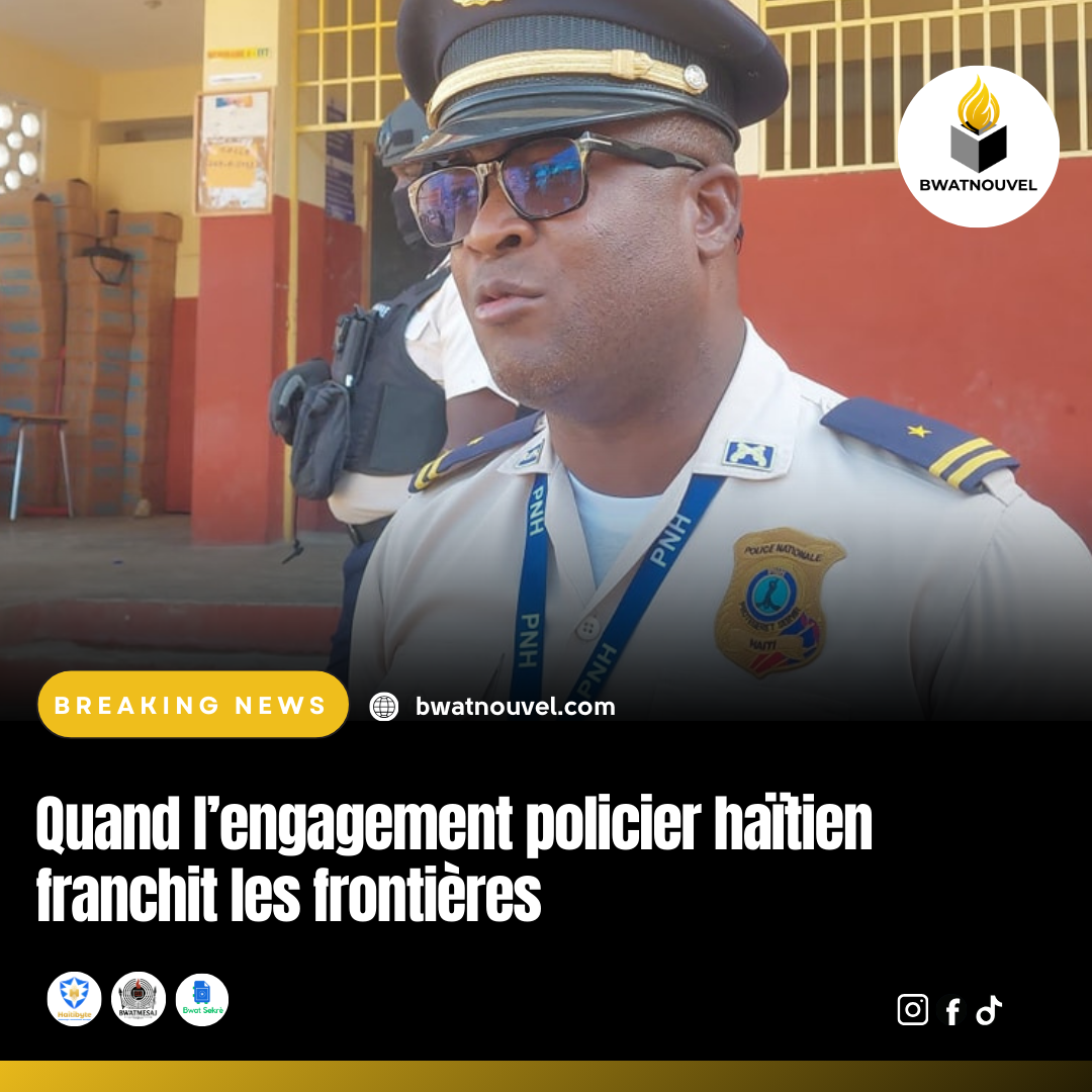 Policiers haïtiens engagés dans des opérations transfrontalières.