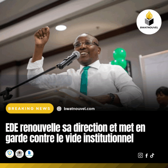 EDE renouvelle sa direction et alerte sur le vide institutionnel