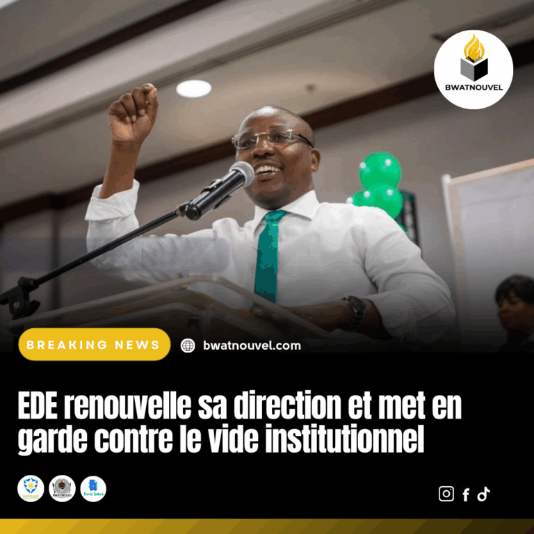 EDE renouvelle sa direction et alerte sur le vide institutionnel