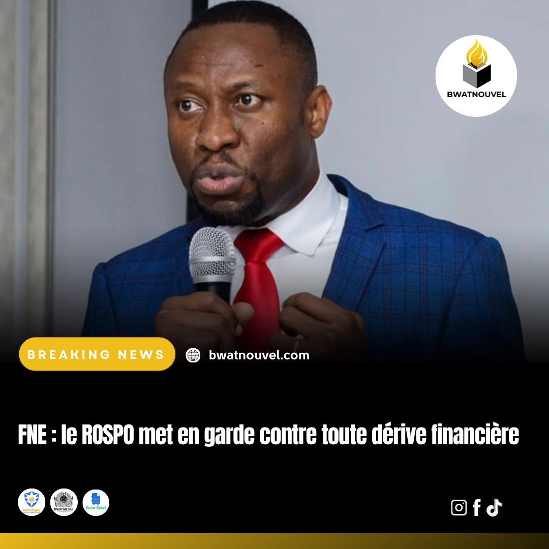 Le ROSPO prévient le FNE contre toute dérive financière possible.