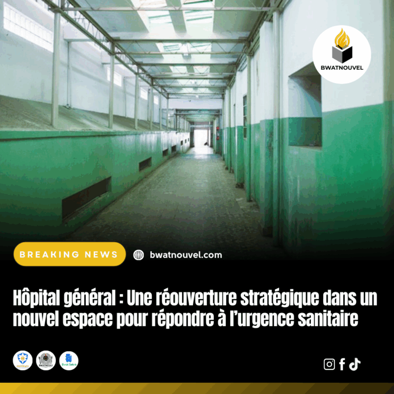 Nouvelle ouverture de l’Hôpital général pour les urgences.