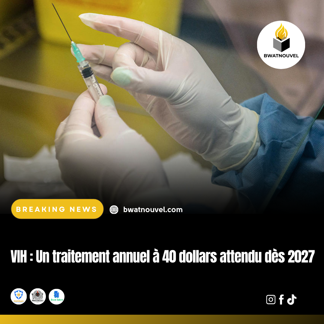 VIH : un traitement abordable à 40 dollars par an dès 2027.