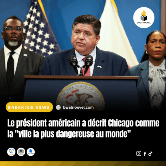 Tension à Chicago après les déclarations du président sur la criminalité.