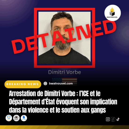 Dimitri Vorbe arrêté aux USA pour violences et soutien aux gangs.