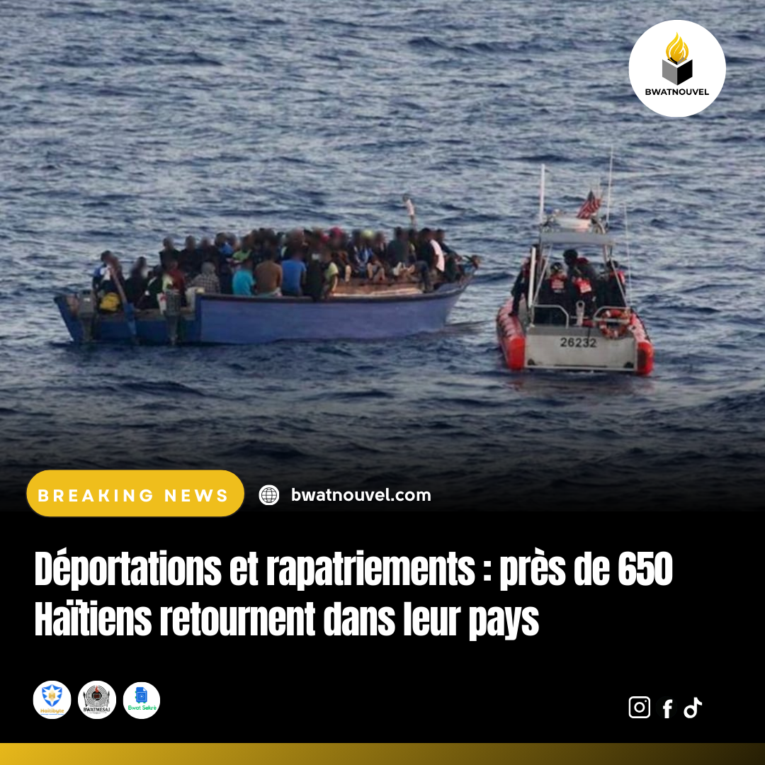 Rapatriement de 650 Haïtiens après déportations internationales.