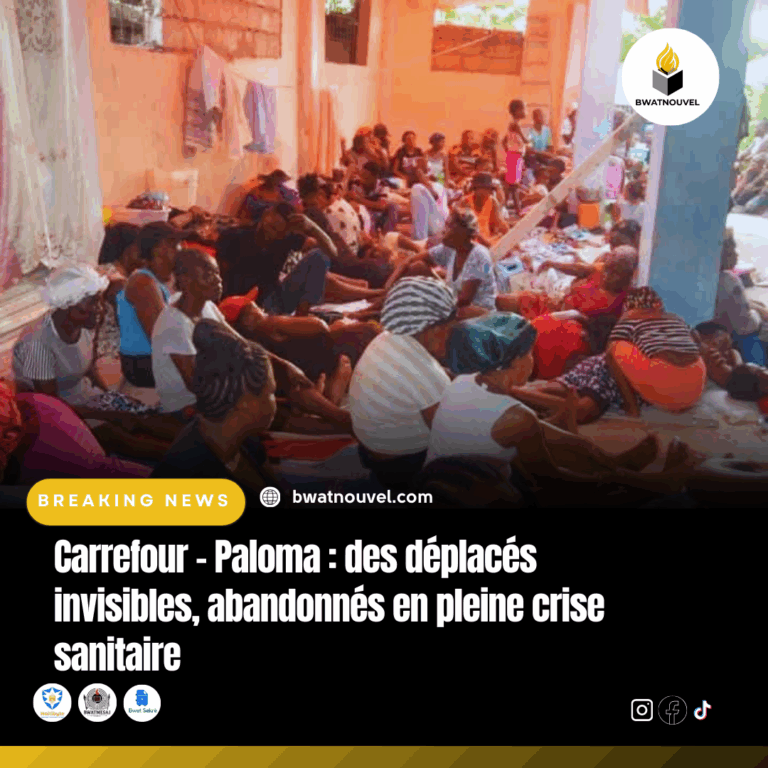 Populations vulnérables abandonnées à Carrefour-Paloma