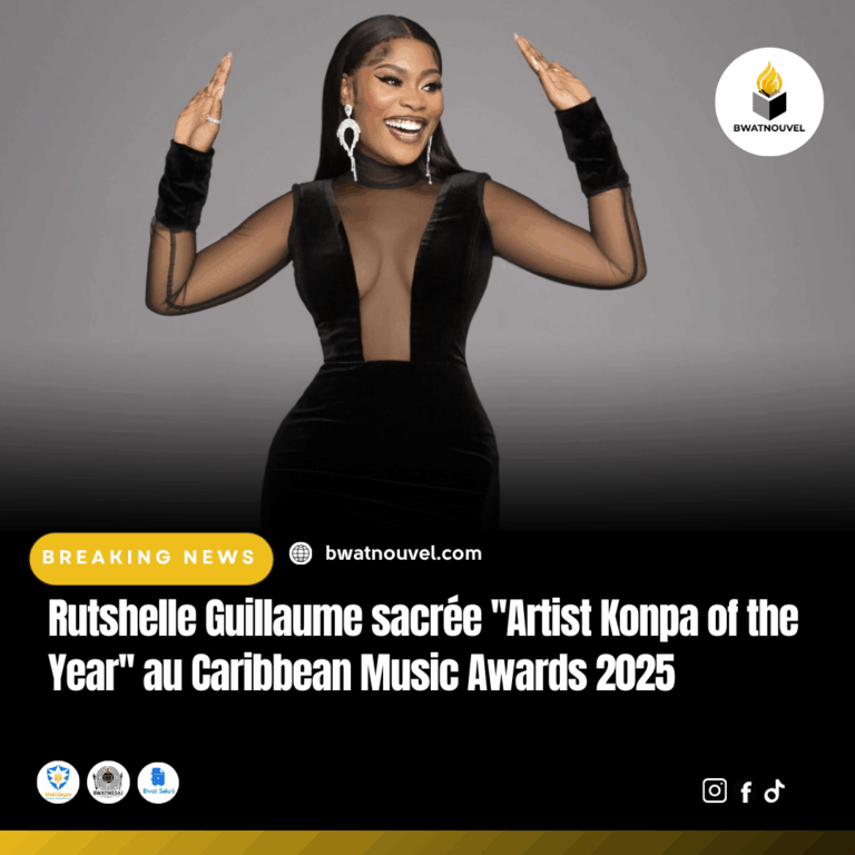 Rutchelle Guillaume sacrée « Artiste Konpa de l'année 2025