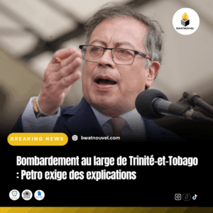 Incident militaire au large de Trinité-et-Tobago, réaction de Petro