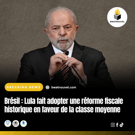 Lula signe une réforme fiscale historique au Brésil