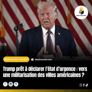 Trump prêt à militariser certaines villes face à la criminalité.