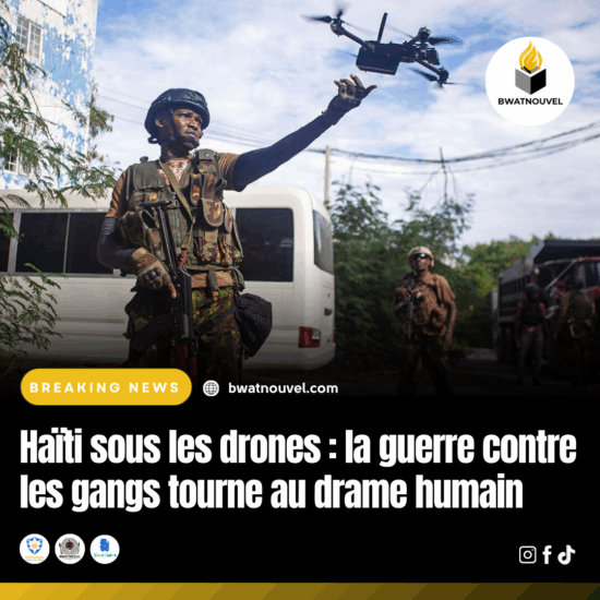 Guerre contre les gangs en Haïti : impact humain des drones