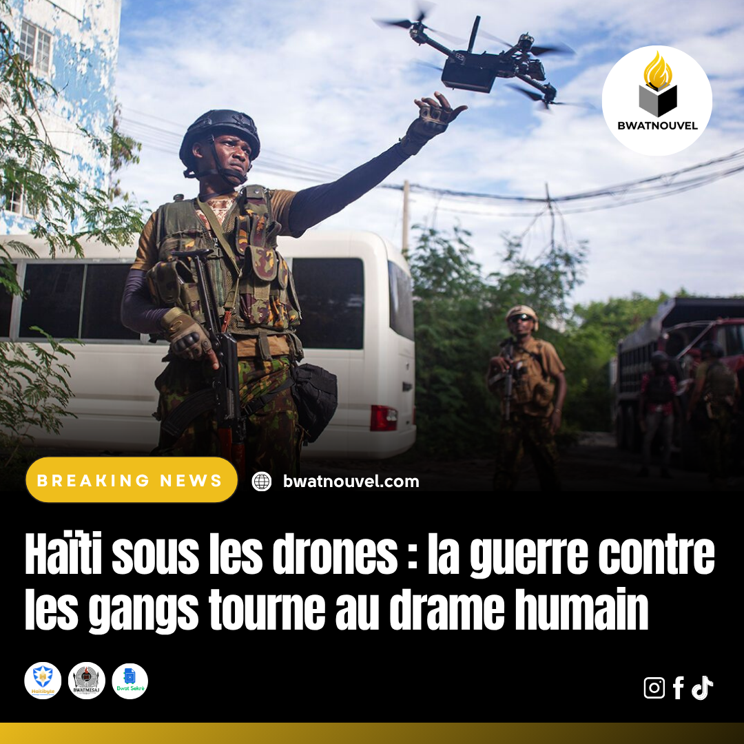 Guerre contre les gangs en Haïti : impact humain des drones