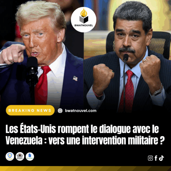 Crise USA-Venezuela : rupture des négociations et menaces militaires.