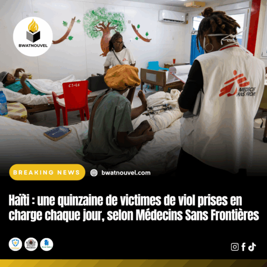 MSF alerte : 15 victimes de viol par jour en Haïti"