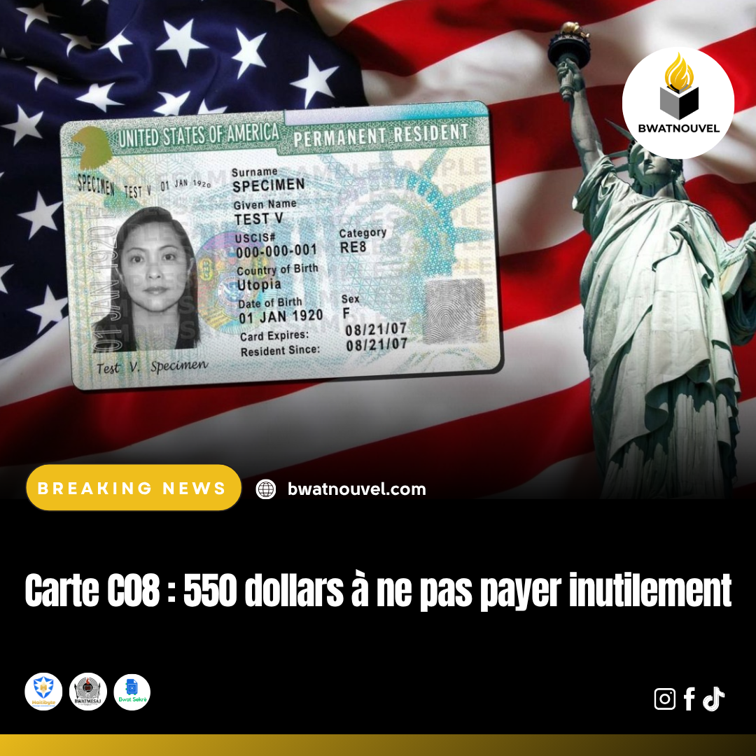 Évitez de payer 550 $ avec la Carte C08