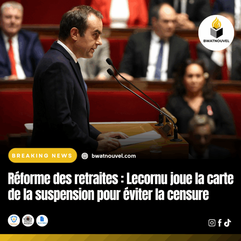 Sébastien Lecornu joue la carte de la suspension face aux motions de censure