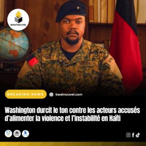 Haïti : Washington renforce les mesures contre les acteurs violents.