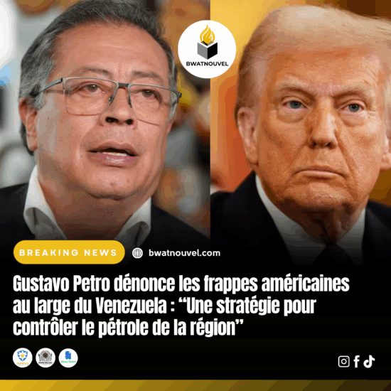 Gustavo Petro dénonce les frappes américaines au large du Venezuela.
