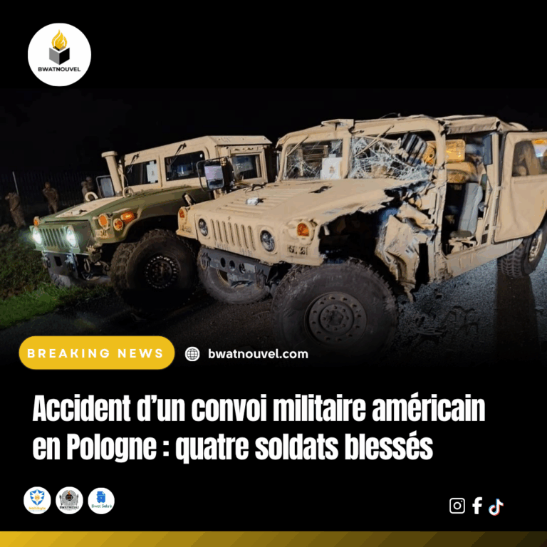 Convoi militaire américain en Pologne : 4 soldats blessés »