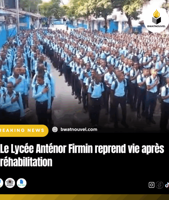 Retour à la vie scolaire au Lycée Anténor Firmin réhabilité.