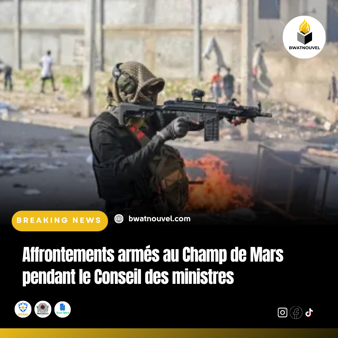 Haïti : tirs au Champ de Mars pendant réunion ministérielle