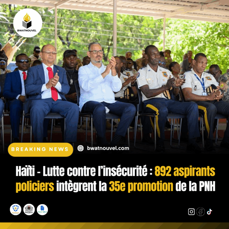Sécurité en Haïti : 892 aspirants rejoignent la 35e promotion de la PNH