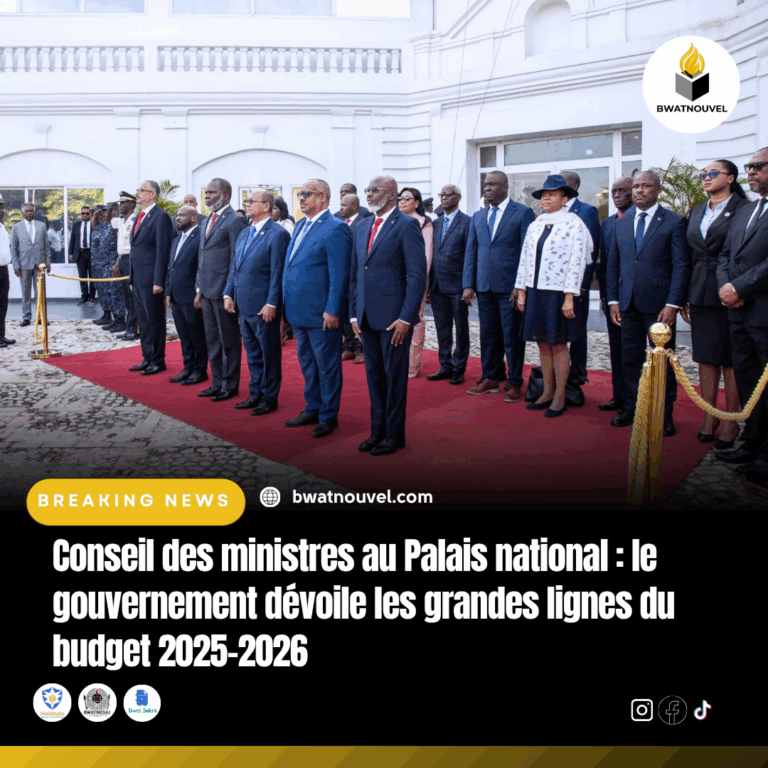 Haïti : Budget 2025-2026 présenté lors du Conseil des ministres