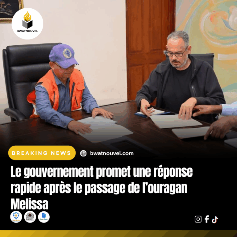 Gouvernement : réponse rapide Melissa