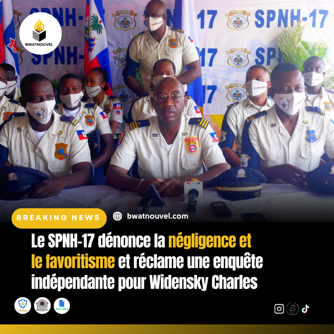 Haïti ENP : aspirant Charles Widenksky décède, SPNH-17 exige enquête indépendante.