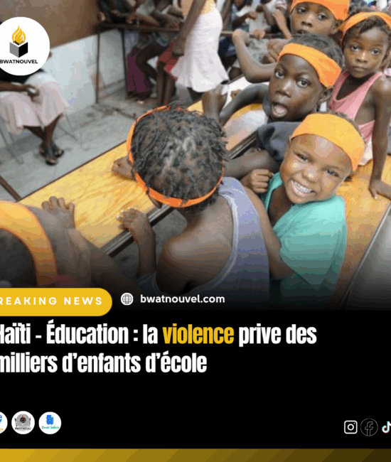 Violence en Haïti : l’école inaccessible pour des milliers d’enfants
