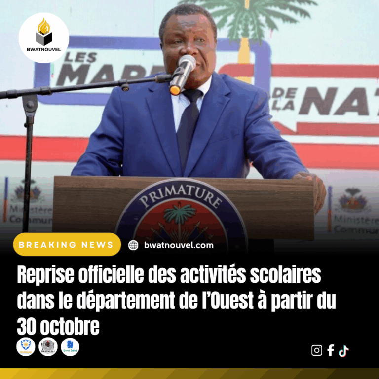 Début officiel de la rentrée scolaire dans le département de l’Ouest