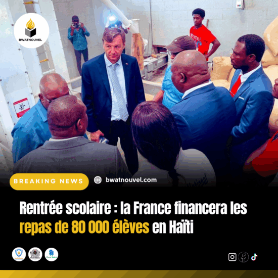Rentrée scolaire : la France soutient 80 000 élèves haïtiens
