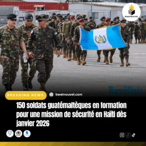 Janvier 2026 : 150 soldats du Guatemala prêts pour Haïti