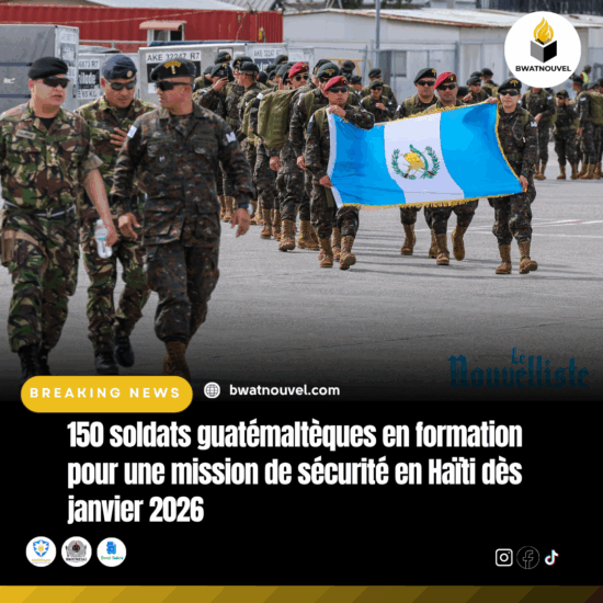 Janvier 2026 : 150 soldats du Guatemala prêts pour Haïti