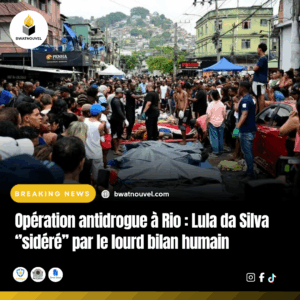 Lula da Silva choqué après une opération antidrogue meurtrière à Rio.