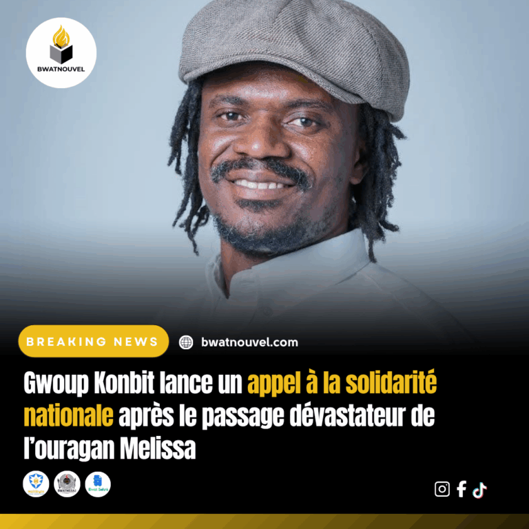 Gwoup Konbit appelle à la solidarité après l’ouragan Melissa.