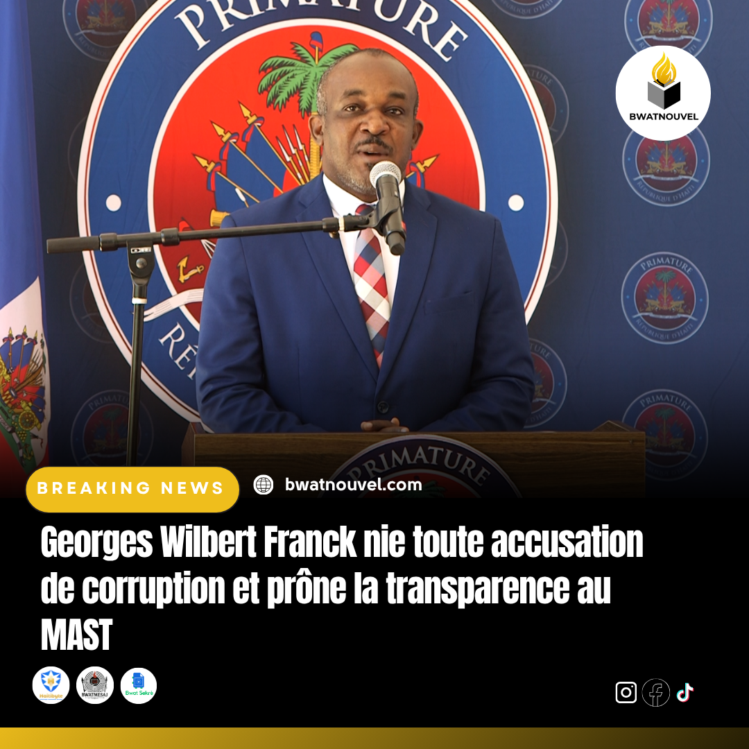 Georges Wilbert Franck : pas de corruption au MAST