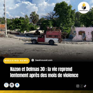 Vie quotidienne reprend à Nazon et Delmas 30.