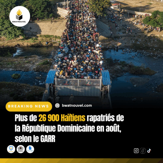 Rapatriement en août : 26 900 Haïtiens quittent la RD selon le GARR.