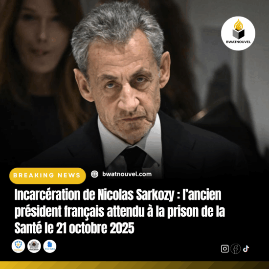 Nicolas Sarkozy incarcéré à la prison de la Santé