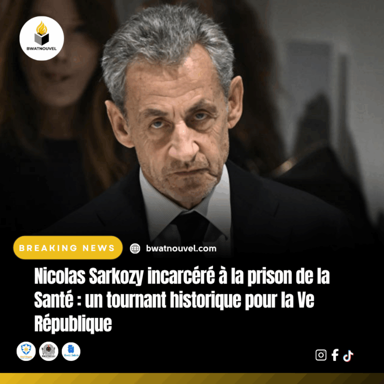 Nicolas Sarkozy incarcéré à la prison de la Santé : événement historique