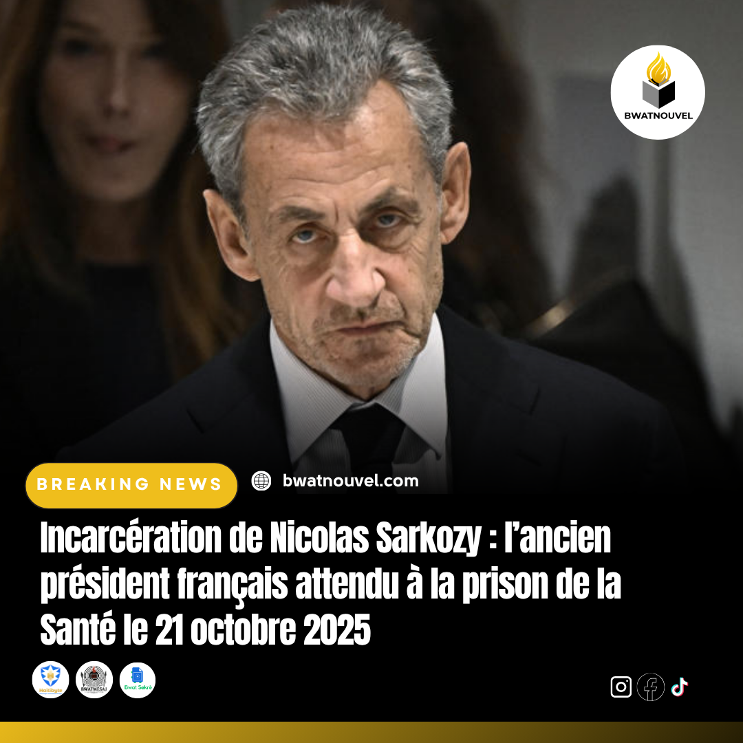 Nicolas Sarkozy incarcéré à la prison de la Santé