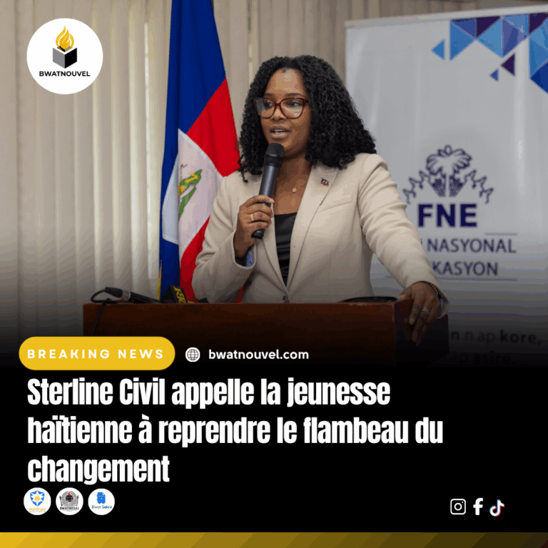 Élan de changement chez la jeunesse haïtienne avec Sterline Civil