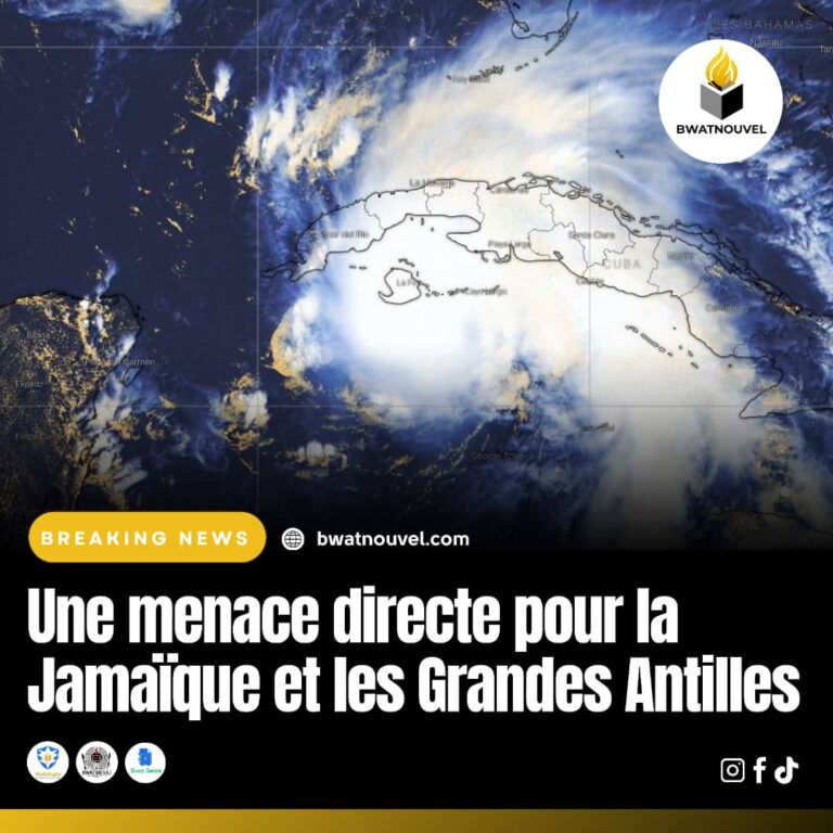  Risque direct pour la Jamaïque et les Antilles .