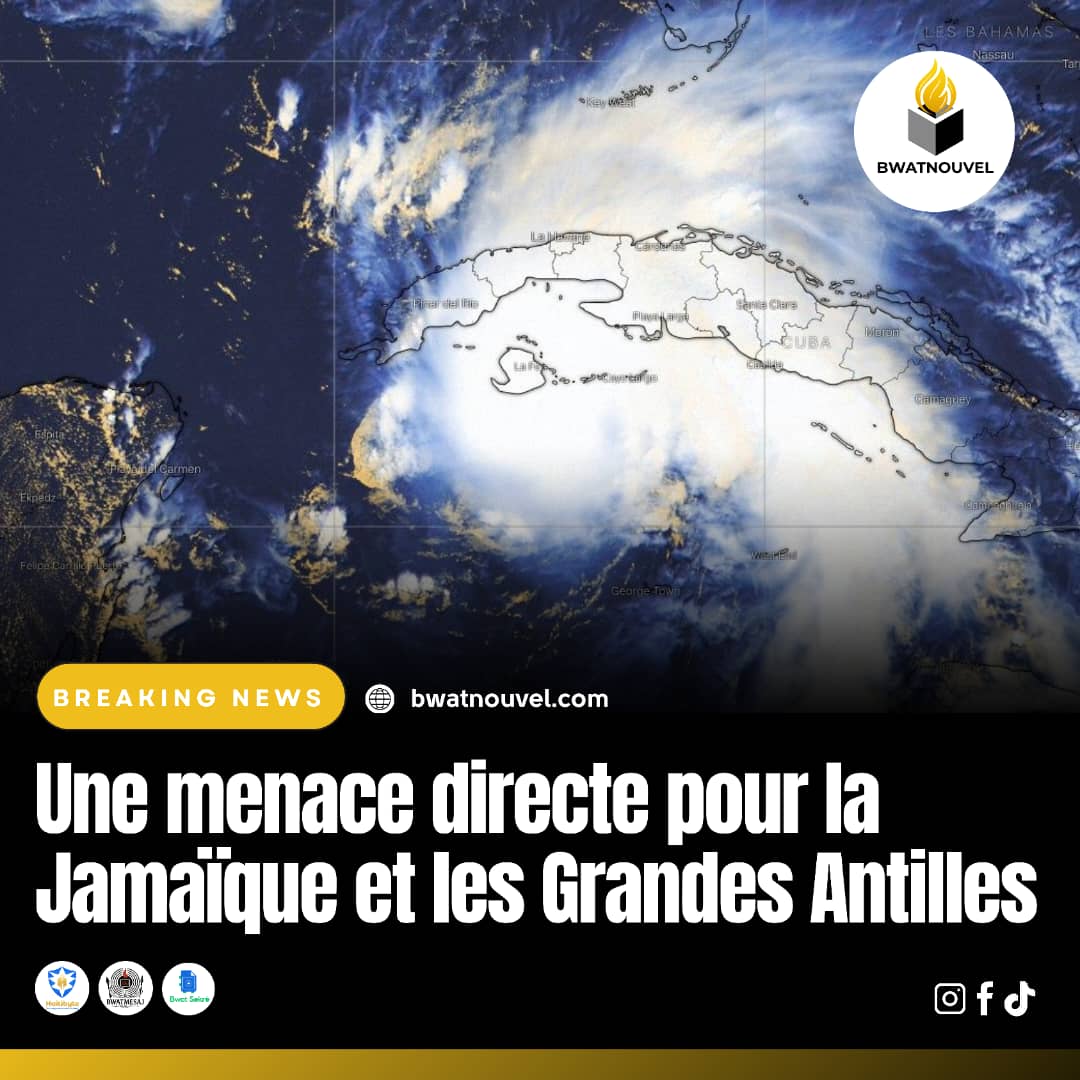  Risque direct pour la Jamaïque et les Antilles .