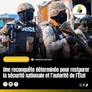 Reconquête de l’ordre et de l’autorité de l’État"