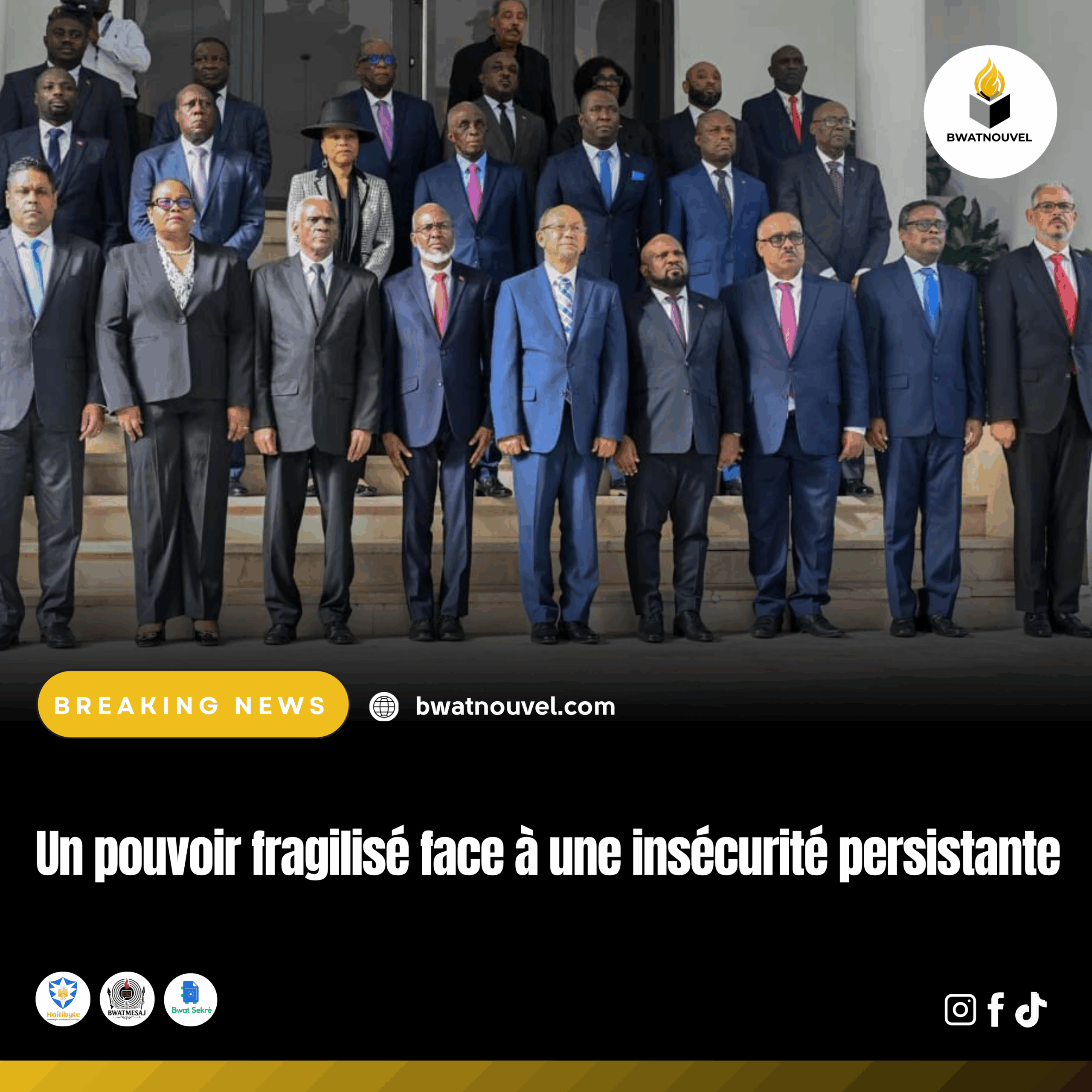 Pouvoir fragilisé face à l’insécurité persistante.