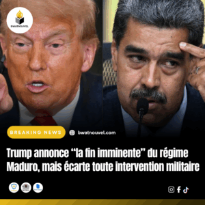 Trump prédit la chute imminente de Nicolás Maduro.