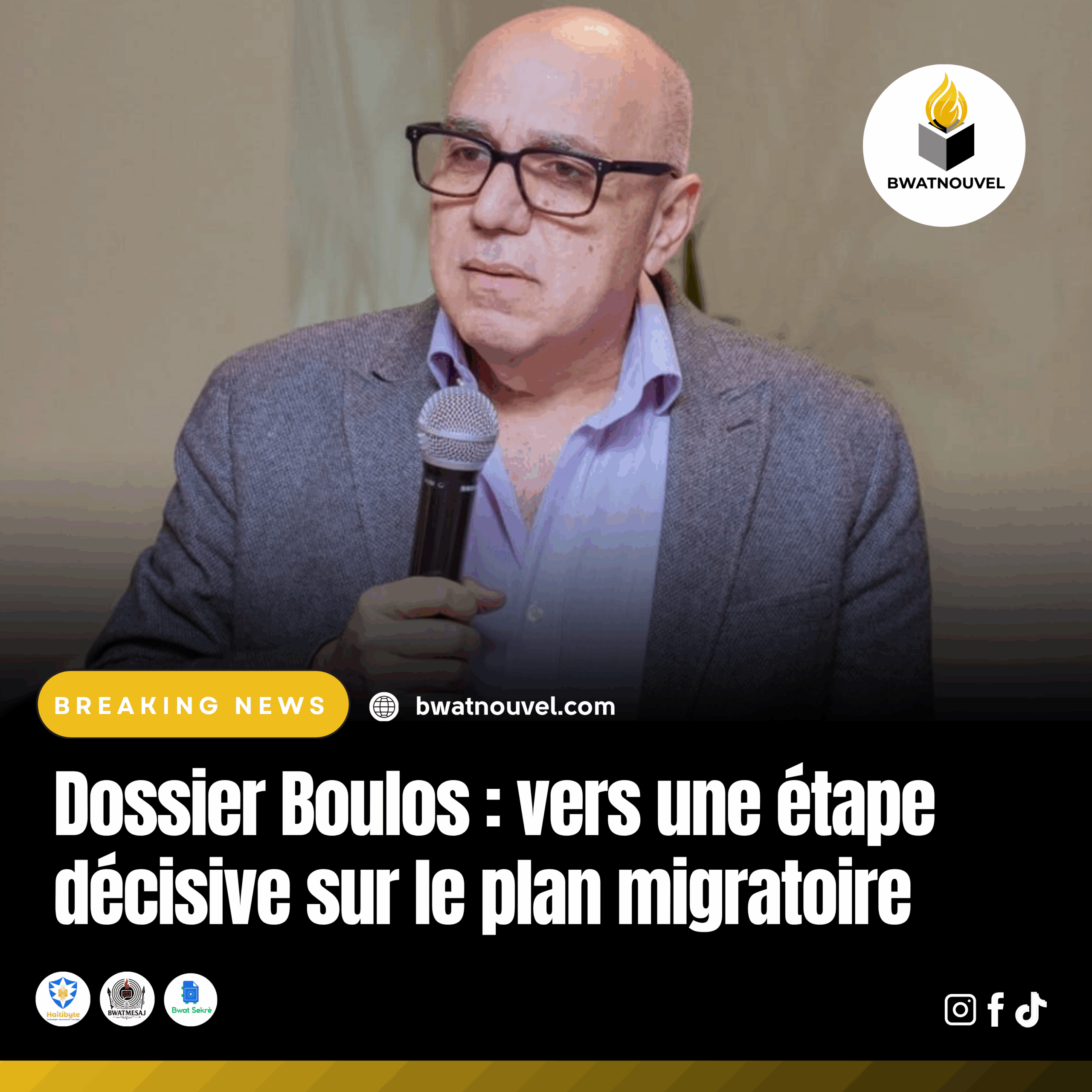 Dossier Boulos : étape décisive sur la migration.