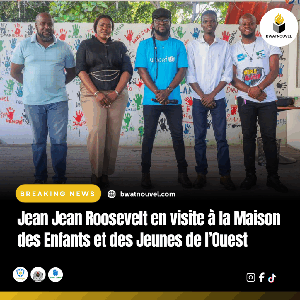 Jean Jean Roosevelt à la Maison des Jeunes de l’Ouest.